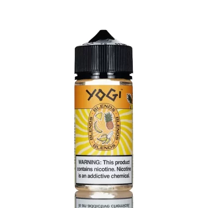 Yogi Blends E-Liquid – Banana Pineapple Ice – 100mL - Vapejuice