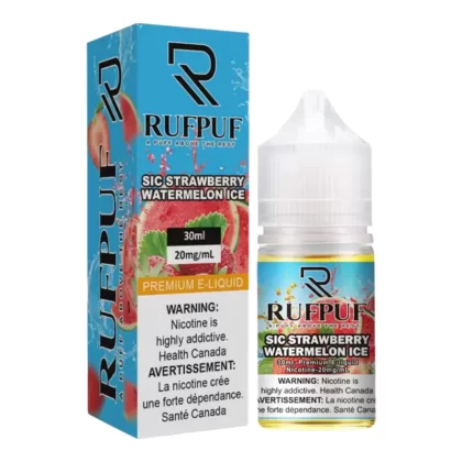 RufPuf Sic Strawberry Watermelon Ice E-liquid (Nic Salt) – 30ml - Vapebazaar Pk