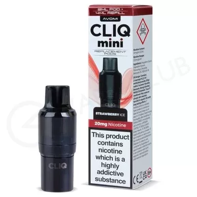Strawberry Ice Avomi Cliq Mini Refill Pod