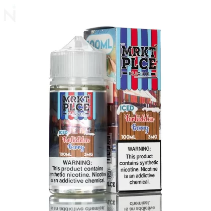 MRKT PLCE E-Liquid - Iced Forbidden Berry - 100mL - 6mg