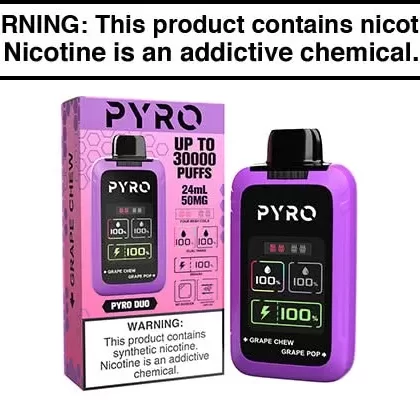 PYRO DUO 30K PUFF DISPOSABLE VAPE - Vapejuice