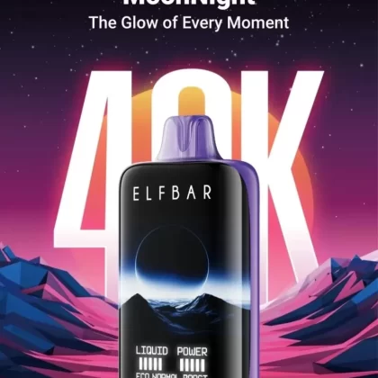 ElfBar MoonNight Disposable Vape – Peach (40,000 Puffs) (50Mg)