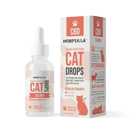 Hempzilla CBD Cat Drops Salmon Tincture 150mg - Ejuicewarehouse