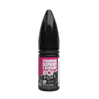 Strawberry, Raspberry & Blueberry Hybrid Salt Punx Series by Riot Squad (10ml) - 10mg