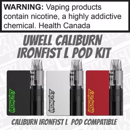 Caliburn IRONFIST L Kit | UWELL (HARDWARE CLOSEOUT SALE $31.99)