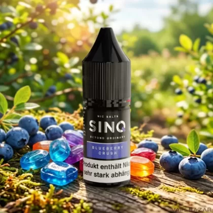 SINQ Nic Salt – Blueberry Crush - 20mg/ml, 10mg/ml