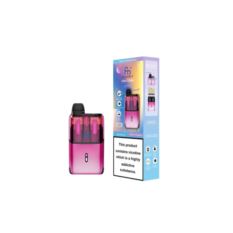 Fumot T32000 Prefilled Pod Kit - Blackcurrant Lemonade / Cherry Cola, Blue Razz Ice / Blueberry Raspberry; Vape Product - Image 2