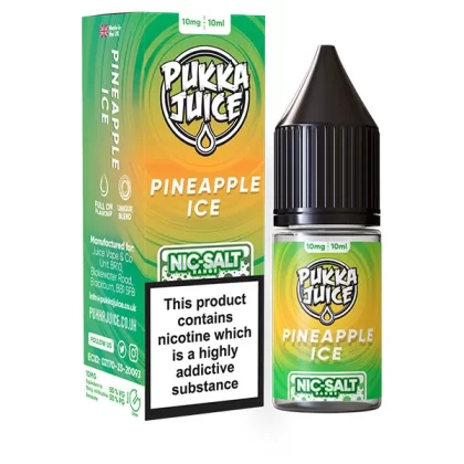 Pukka Juice Pineapple Ice Nic Salt E-Liquid - 10mg
