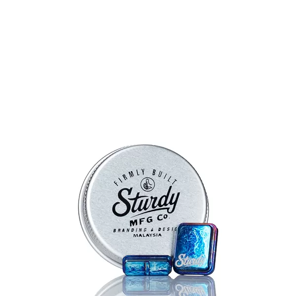 Sturdy MFG Co. SturdyFlow dotSturdy Collab Button Set - Rainbow Splatter - Image 2