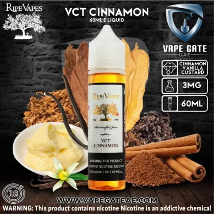 VCT Cinnamon - 60ml E liquid by Ripe Vape - 3 mg / 60 ml