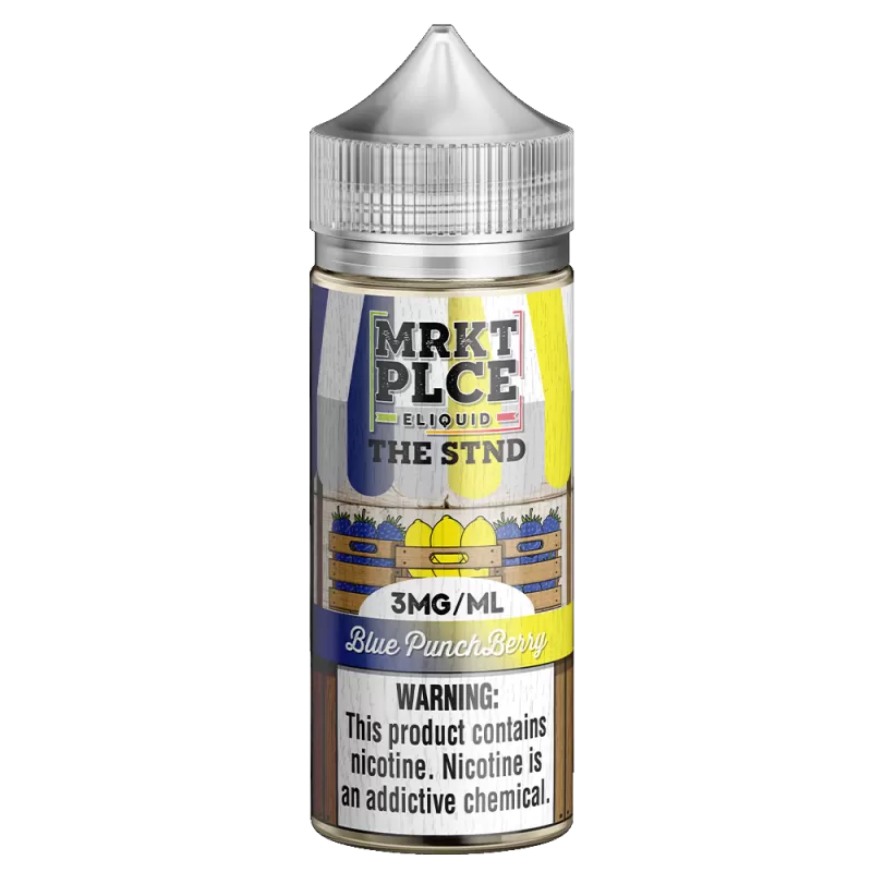 MRKTPLCE - “THE STND” Blue Punch Berry - 100ML E-Liquid - 3MG