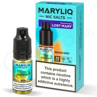 Beach Day Nic Salt E-Liquid by Lost Mary Maryliq - Ecigpremium