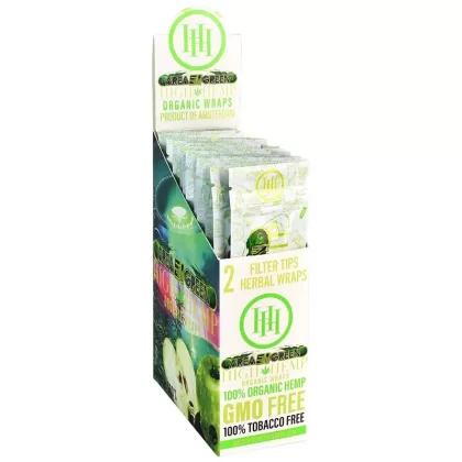 High Hemp Organic CBD Wraps – 2pknc - Flavor#Banana Goo>Bare Berry>Blazin’ Cherry>Grape Ape>Honey Pot Swirl>Hubba Bubba>Hydro Lemonade>Maui Mango>Original>Pineapple Paradise>Area 51 Green>Ba