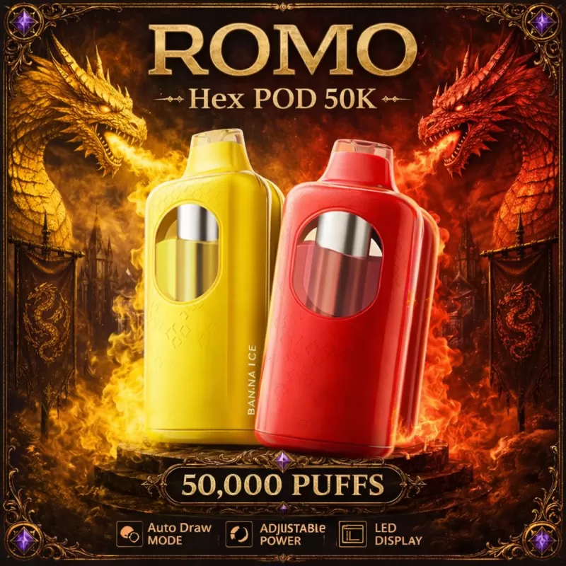 ROMO Hex POD 50K - Tropical Wave - Vapeciga - Image 2