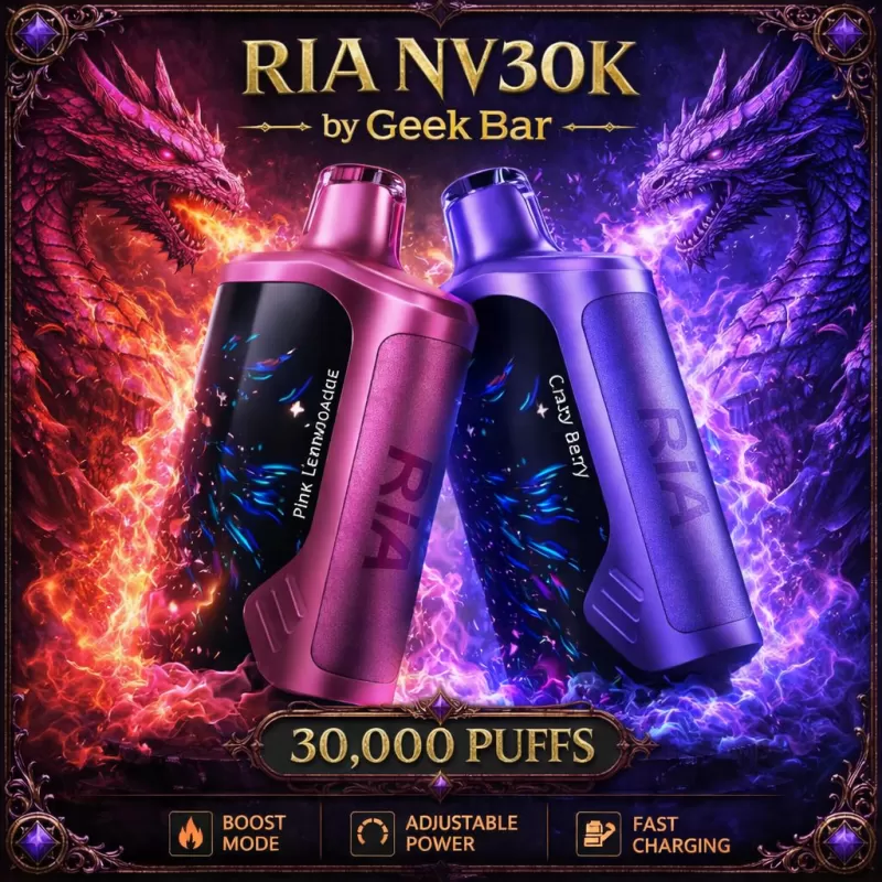 RIA NV30K by Geek Bar - Strawberry Mint Candy