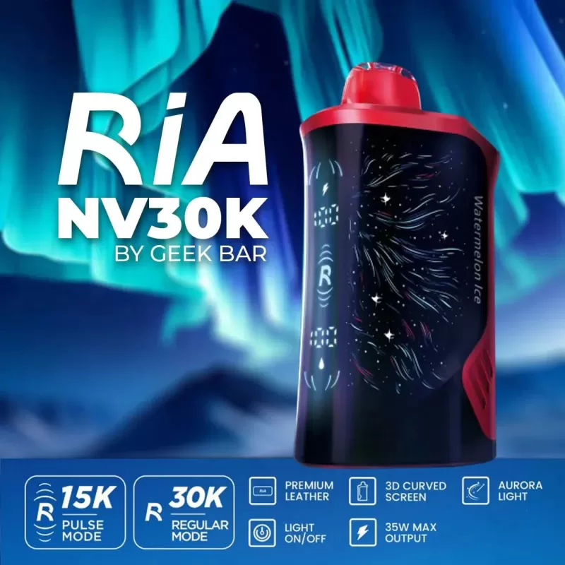 RIA NV30K by Geek Bar - Strawberry Mint Candy - Image 2