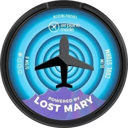 Lost Mary Airplane Mode Nicotine pouches – Cool Storm - Vape Product, Vape Product