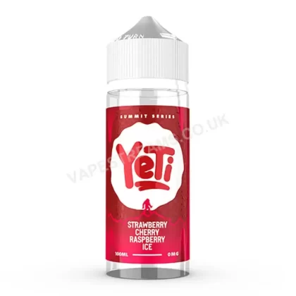 YeTi Summit Series Strawberry Cherry Raspberry Ice E-Liquid Shortfill - Vapestreams Co