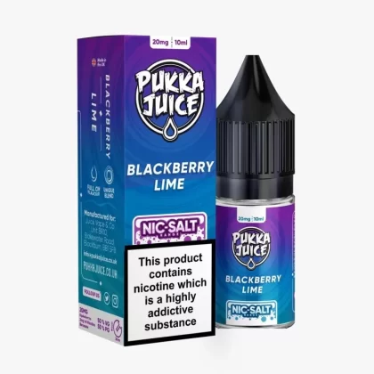 Blackberry Lime Nic Salt By Pukka Juice - Vape Product, Vape Product