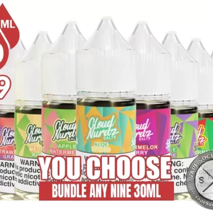 Cloud Nurdz Salts Bundle 9x30ml (270ml)
