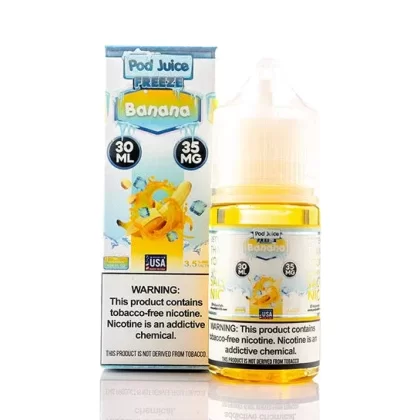 Banana Freeze Salt – Pod Juice E-Liquid
