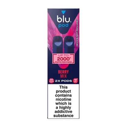 Blu Bar Berry Mix Pods (2 Pack) - Strength#20mg