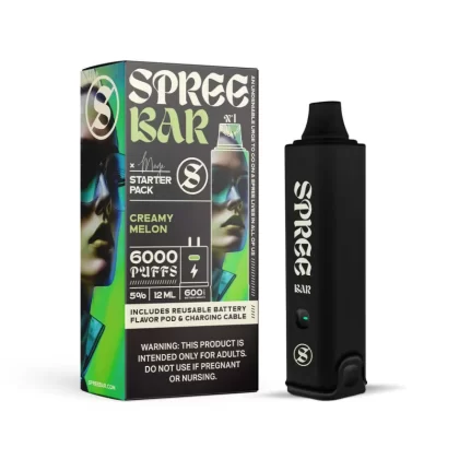 Spree Bar 6000 Starter Kit - Strawberry Mango