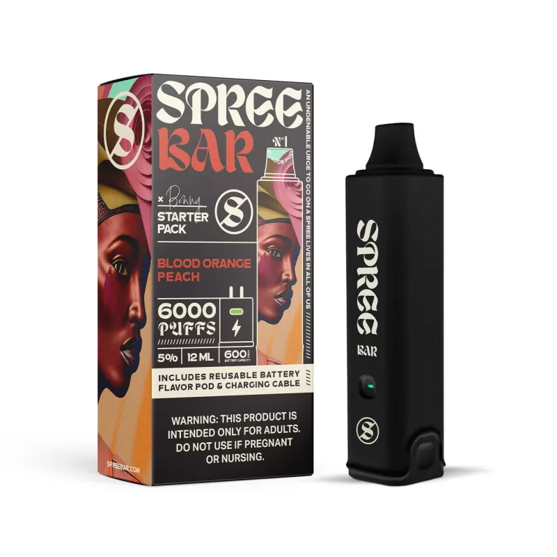 Spree Bar 6000 Starter Kit - Strawberry Mango - Image 2