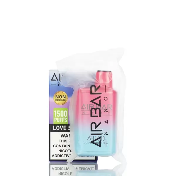 Air Bar Nano 1500 Puff Disposable Vape - 4ml (DISCONTINUED) - Grape Ice - Image 2