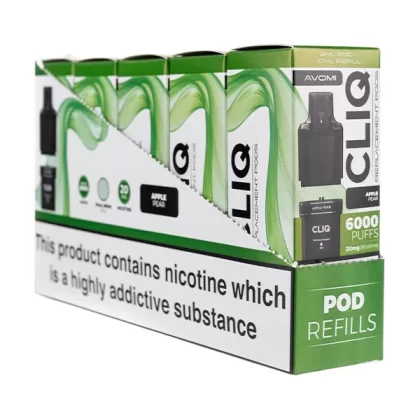 Avomi Cliq 6000 Prefilled Pod + Refill [Box of 5] - Watermelon Ice