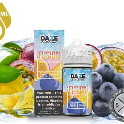 Lemon Passionfruit Blueberry Iced 7 Daze Fusion Salt 30ml