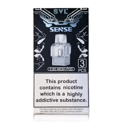 Replacement Sense Replacement Pods 3 Pack By SVL - Resistance#0.8 Ohm (9BD0A6)