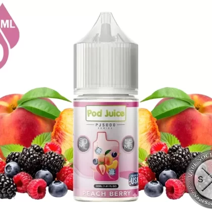 Peach Berry Ice Pod Juice Bar Edition Salt 30ml