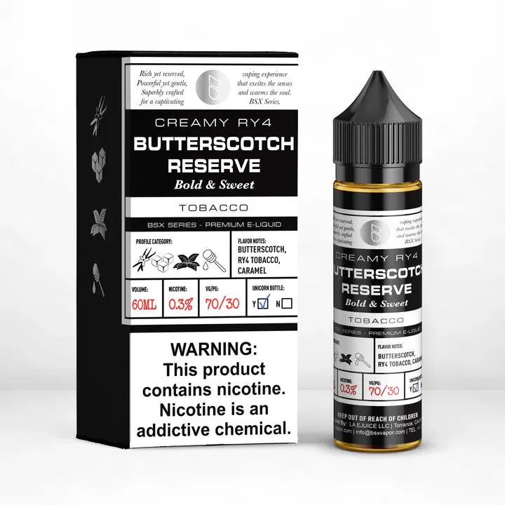 Glas BSX Premium E-Liquid 60ml - Strawberry Blast / 6mg - Vapeciga - Image 3