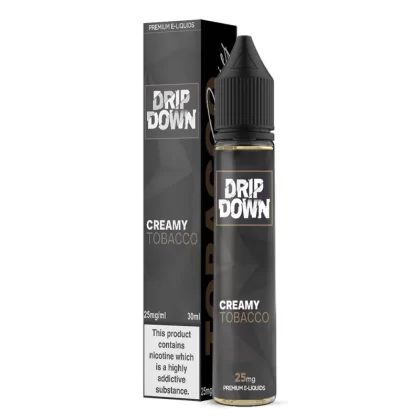 Drip Down Creamy Tobacco 30ml Saltnic - Vape Product, Vape Product