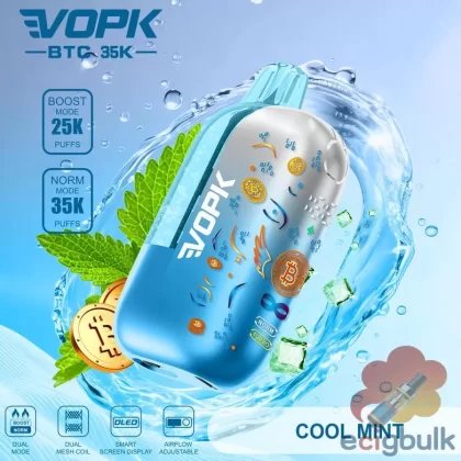 VOPK BTC 35000 Puffs Disposable Vape – 5% Nicotine, 22mL Capacity