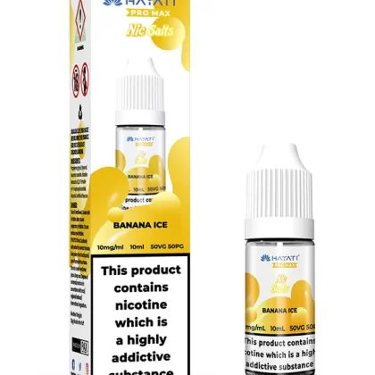 Hayati Pro Max Banana Ice Nic Salt E Liquid 10ml