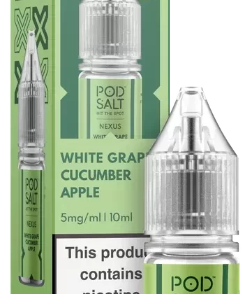 Pod Salt White Grape Cucumber Apple – Nexus E-Liquid