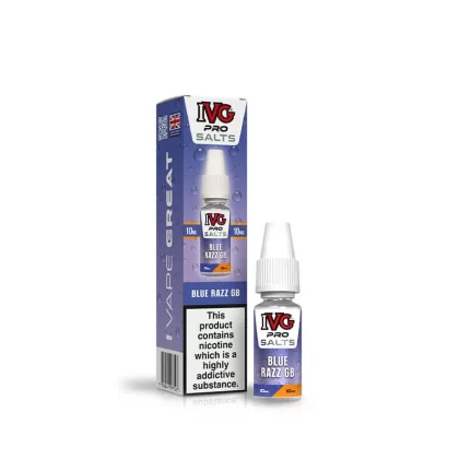 IVG Pro Salts Blue Razz GB 10ml E-Liquid