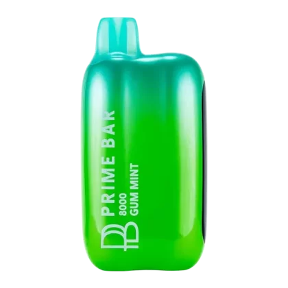 Gum Mint Prime Bar 8000 - Size#Single>5 Pack~Nicotine#50mg (D02F37)