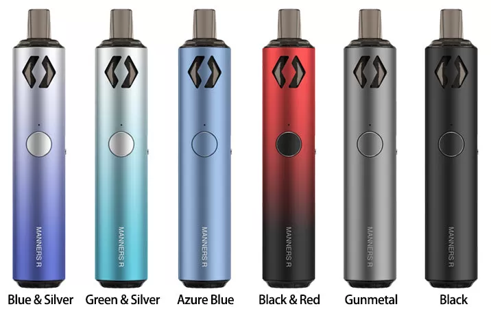 Vapefly Manners R Pod Kit 1000mAh - Azure Blue - Image 2