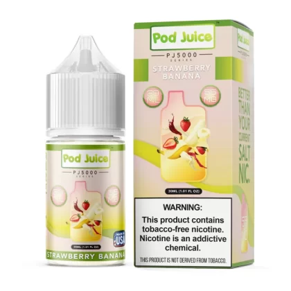 Strawberry Banana by Pod Juice PJ5000 Series Salt 30mL - 35MG