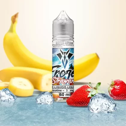 Frozen Strawana - Flavor Name#0.1 mg>0 mg>3 mg>6 mg>12 mg>18 mg>20 mg Salt>35 mg Salt>50 mg Salt>10 mg Salt~Size#30 ml>60 ml>120 ml