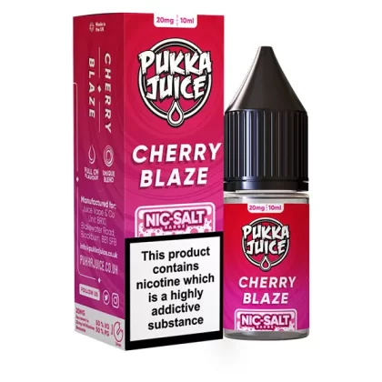 Pukka Juice Cherry Blaze Nic Salt E-Liquid - 10mg