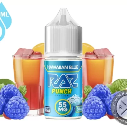 Hawaiian Blue Pod Juice x RAZ Punch Salt 30ml