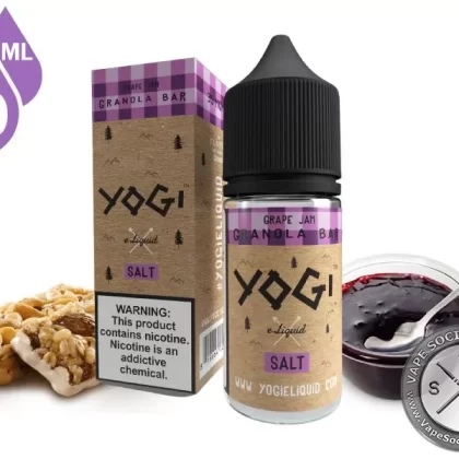 Grape Jam Granola Bar by YOGI Salt 30ml - Vape Product, Vape Product