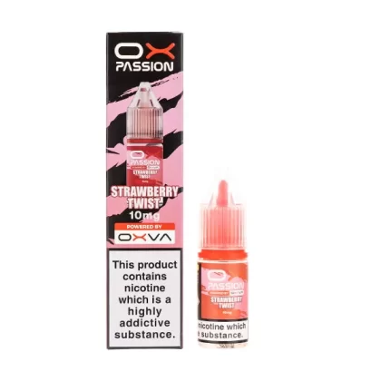 Strawberry Twist Nic Salt E-Liquid by Oxva Ox Passion - 10mg