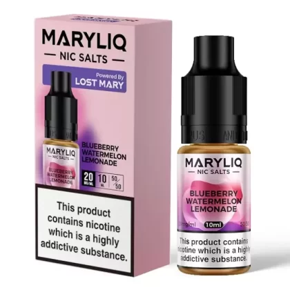 BLUEBERRY WATERMELON LEMONADE NIC SALT E LIQUID BY MARYLIQ