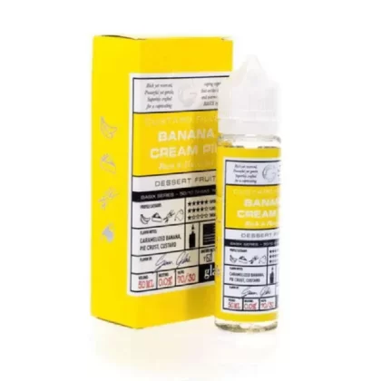 Glas Basix 50ml Shortfill E-Liquid Banana Cream Pie - Nicotine Strength#0mg (8F768B) (8F768B)
