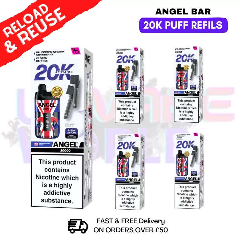 crown edition Angel Bar 20K REPLACEMENT PODS Box Of 5